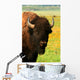 Wyoming Bison 3 Wall Decal