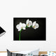 White Orchid Wall Decal