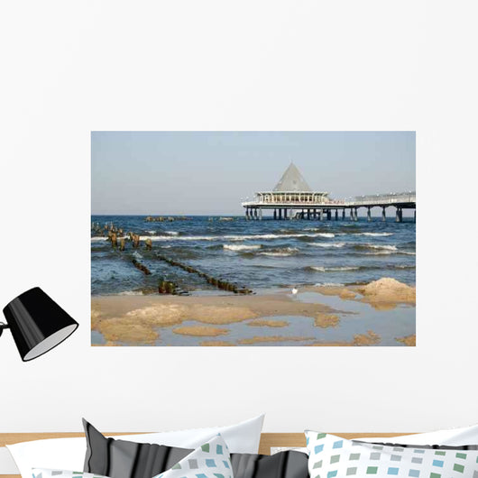 Strand Heringsdorf Mit Seebr Wall Decal
