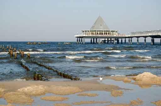 Strand Heringsdorf Mit Seebr Wall Decal