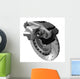 Brake System Spare Part Wall Decal
