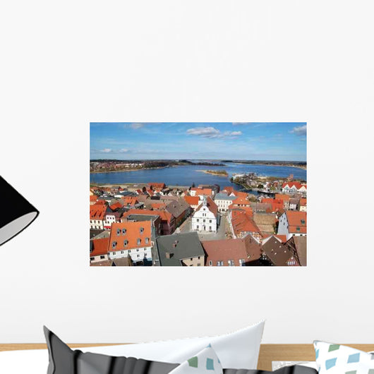 Wolgast Mit Rathaus Wall Decal