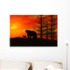 3D Render Bears Wall Decal
