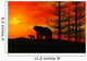 3D Render Bears Wall Decal