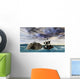 Pirate Ship Stormy Sea Wall Decal