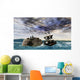 Pirate Ship Stormy Sea Wall Decal