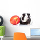 Black Guinea Pig and Wall Decal