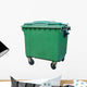 Green Recycling Container Wall Decal