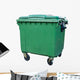 Green Recycling Container Wall Decal