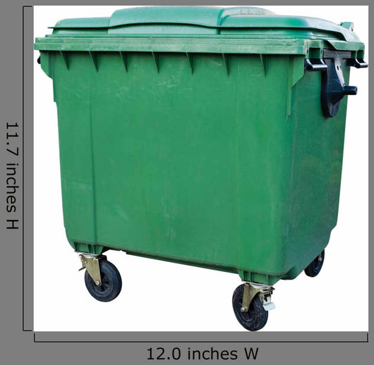 Green Recycling Container Wall Decal