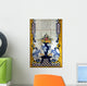 Lisbon Azulejos Featuring Birds Wall Decal