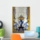 Lisbon Azulejos Featuring Birds Wall Decal