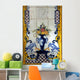 Lisbon Azulejos Featuring Birds Wall Decal