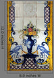 Lisbon Azulejos Featuring Birds Wall Decal