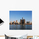 Waterfront Panoramic City Skyline Wall Decal