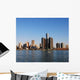 Waterfront Panoramic City Skyline Wall Decal