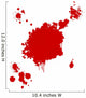 Bloody Wall Decal
