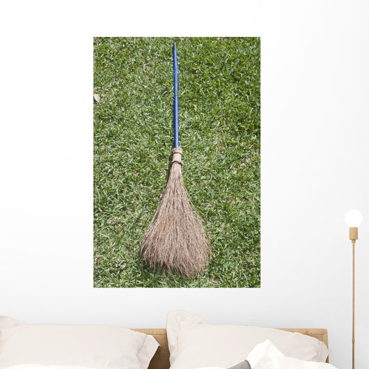 Witches Broom Wall Decal
