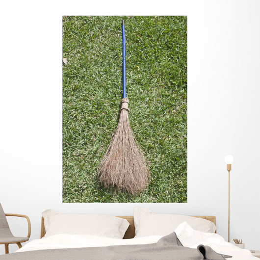 Witches Broom Wall Decal