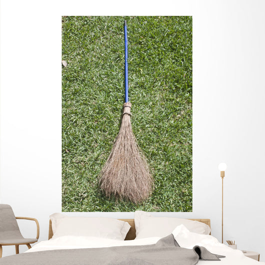 Witches Broom Wall Decal