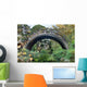 Curved Wooden Bridge Japanese Wall Decal
