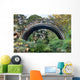 Curved Wooden Bridge Japanese Wall Decal