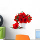 Christmas Arrangement Amaryllis Wall Decal