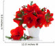Christmas Arrangement Amaryllis Wall Decal