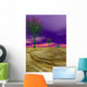 CG Rendered Alien Landscape Wall Decal