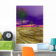 CG Rendered Alien Landscape Wall Decal