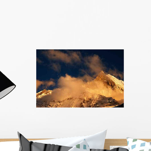 Colorful Sunset Himalaya Wall Decal