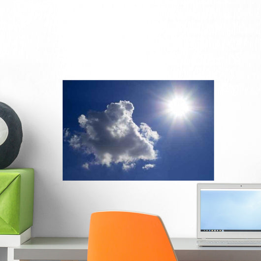 Image with Cloud and Wall Decal