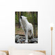 Healthy Wild Wolf Howling Wall Decal