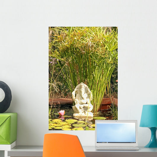 Ganesha from White Marble Wall Decal