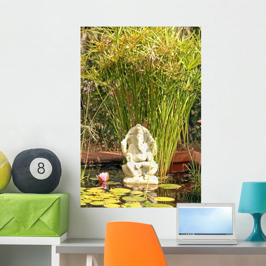 Ganesha from White Marble Wall Decal