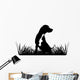 Sitting Leopard Catahoula Dog Wall Decal