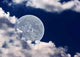 Moon Clouds Night Sky Wall Decal