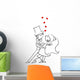 Cartoon Couple Dancing Wall Decal