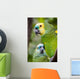 Colorful Parrot Dense Vegetation Wall Decal