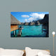 Moorea French Polynesia Bungalow Wall Decal