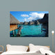 Moorea French Polynesia Bungalow Wall Decal