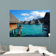 Moorea French Polynesia Bungalow Wall Decal