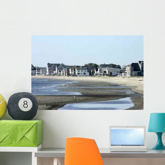 Connecticut Beach Scene Wall Decal