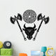 Minotaur Ancient Warrior Wall Decal Sticker Set Wall Decal