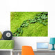 Ivy Growing Mossy Stone Wall Decal