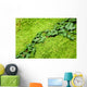 Ivy Growing Mossy Stone Wall Decal