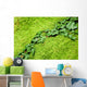 Ivy Growing Mossy Stone Wall Decal