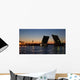 White Night Drawbridge St Wall Decal