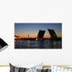 White Night Drawbridge St Wall Decal