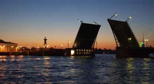 White Night Drawbridge St Wall Decal